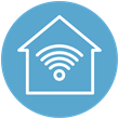 Din bolig fibernet logo